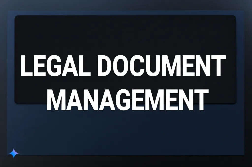 LEGAL DOCUMENT MANAGEMENT